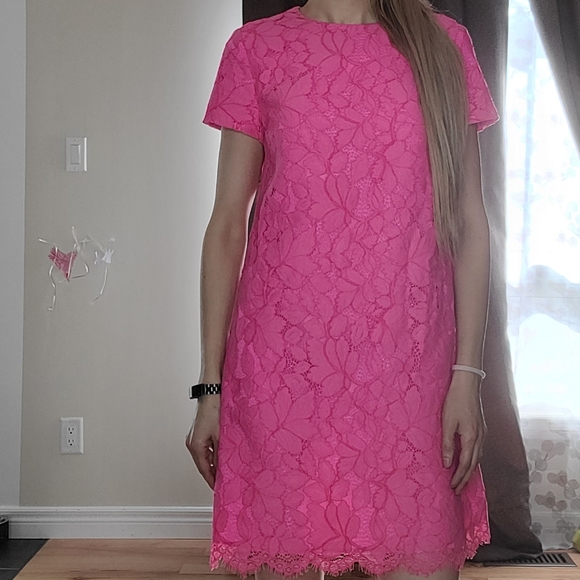 Cece petite floral lace lined dress - Picture 7 of 15